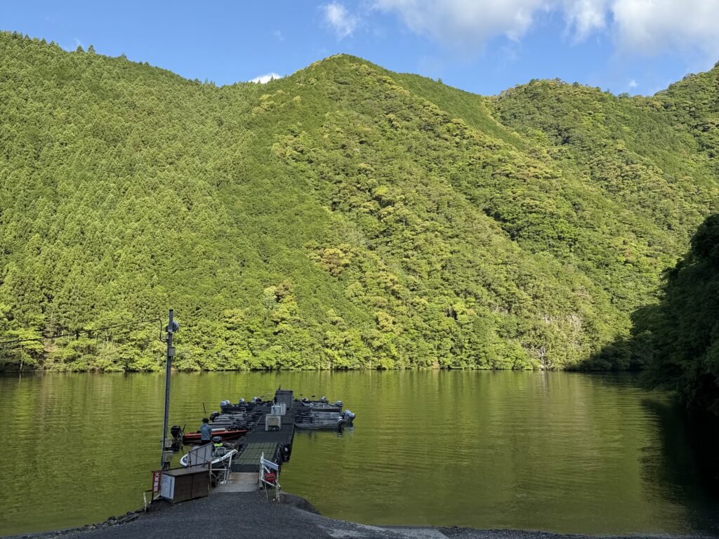 Bass fishing at Lake Nanairo