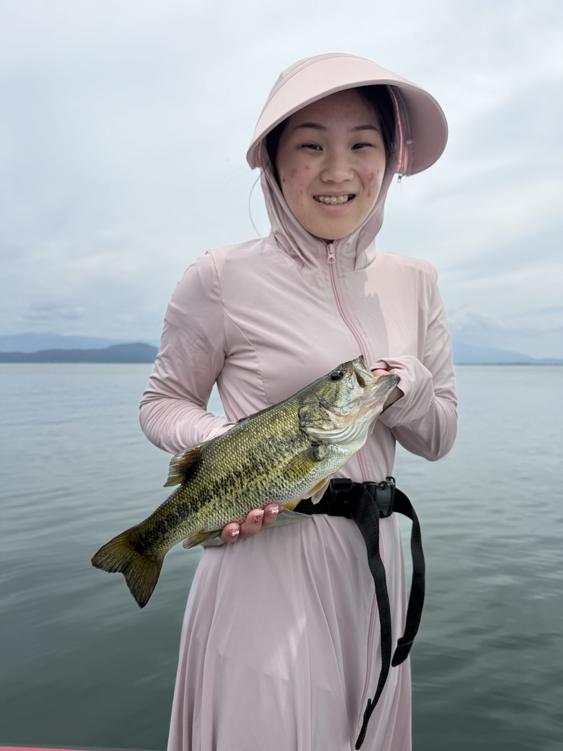 Largemouth bass caught with a JBFA guide on Lake Biwa, 2026-07-11
