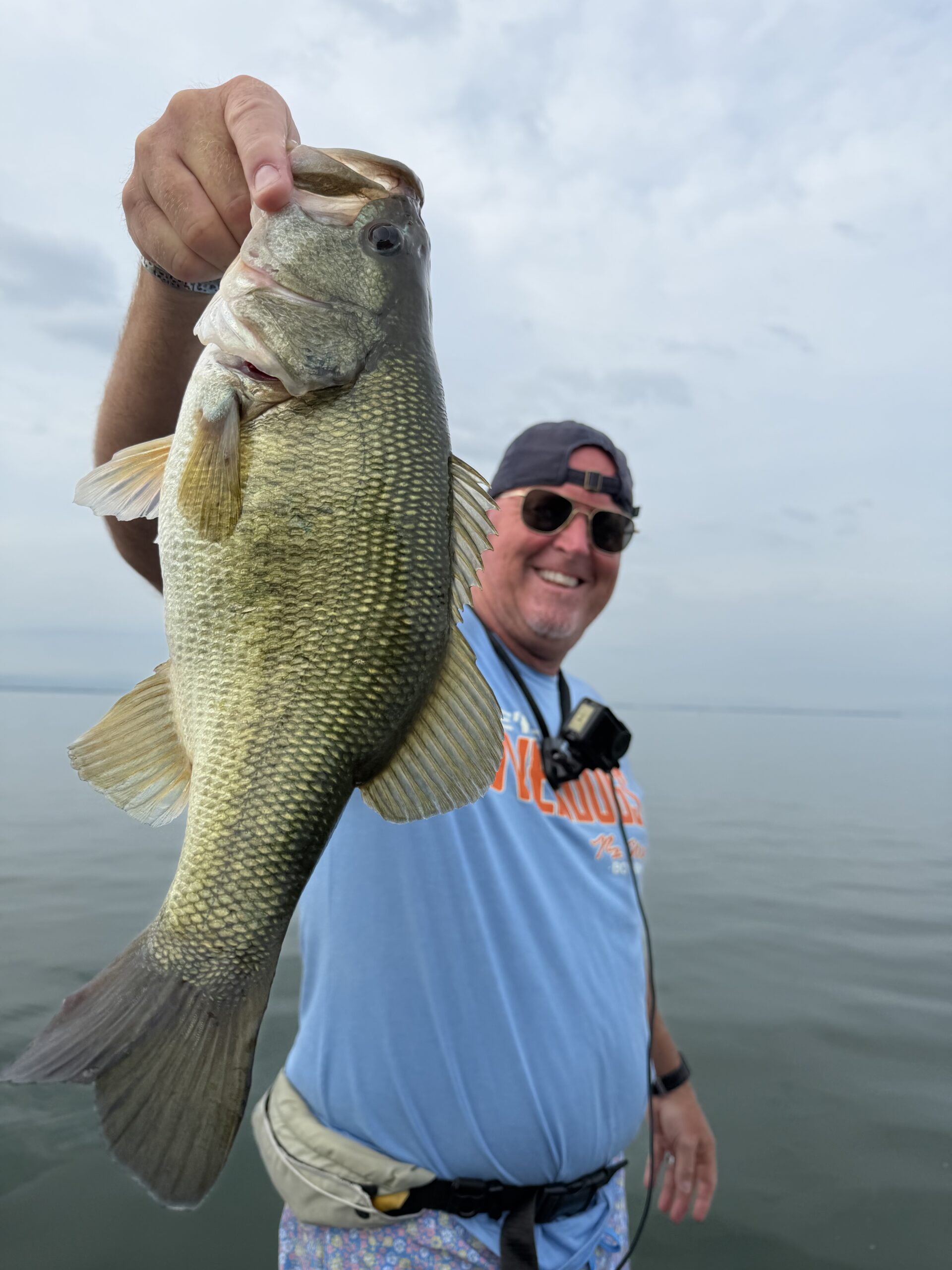 Largemouth bass caught with a JBFA guide on Lake Biwa, 2026-07-13