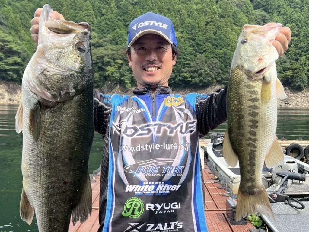 Profile — bass fishing at Lake Ikehara, Japan