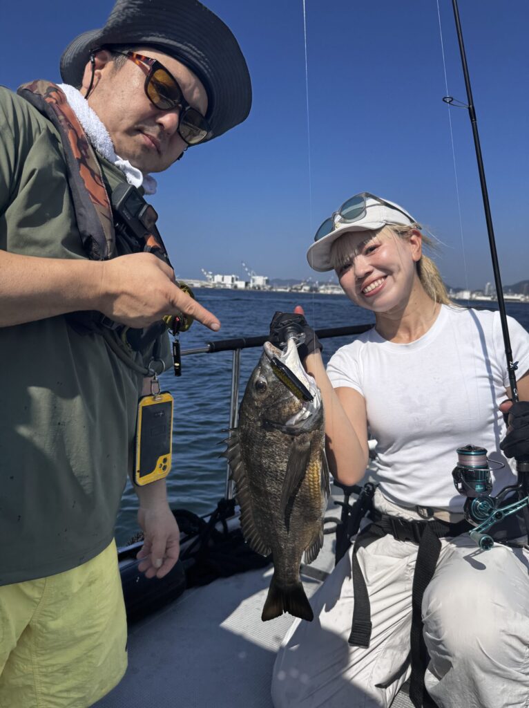 Private saltwater fishing charter on Osaka Bay