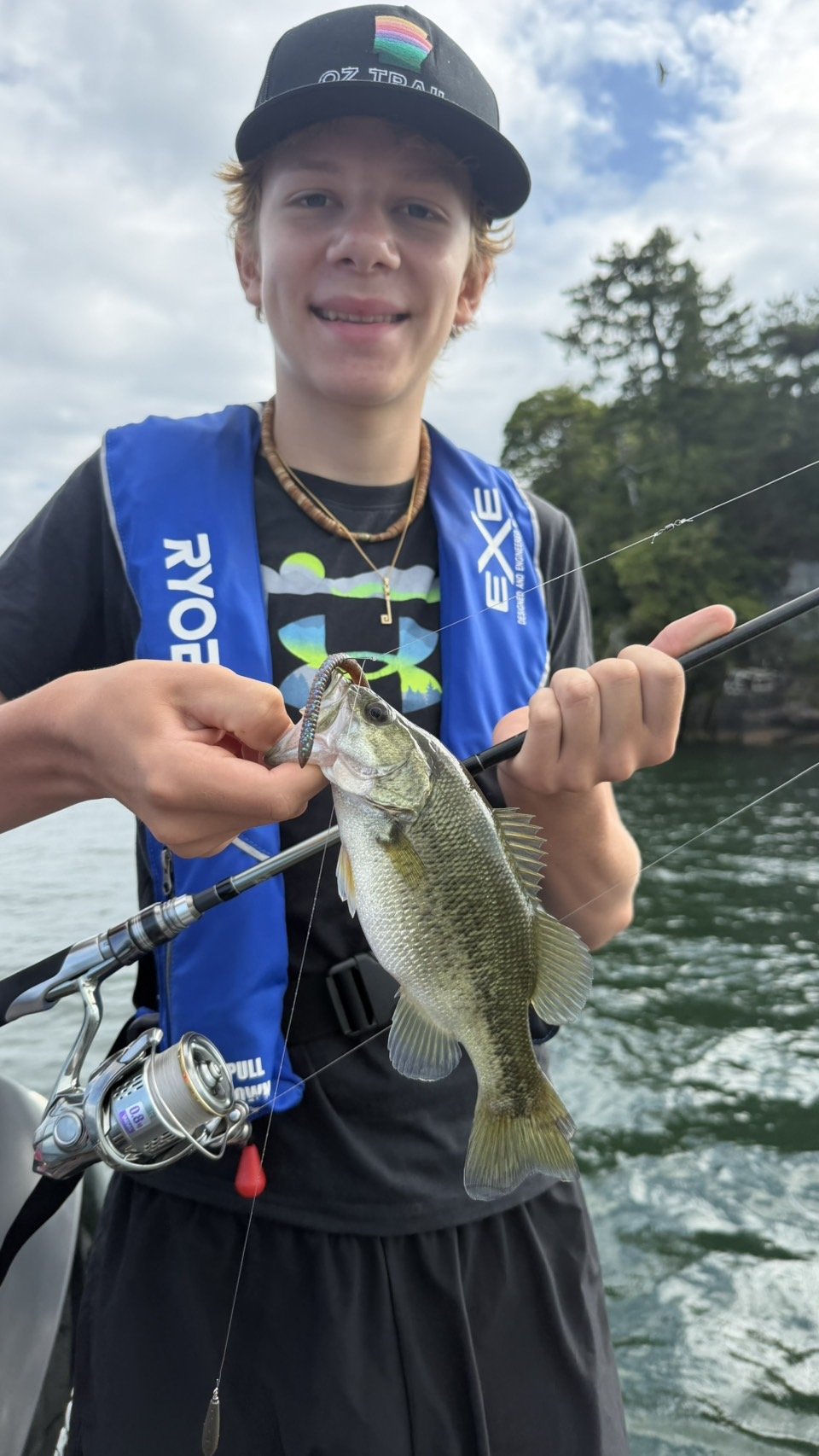 Largemouth bass caught with a JBFA guide on Lake Biwa