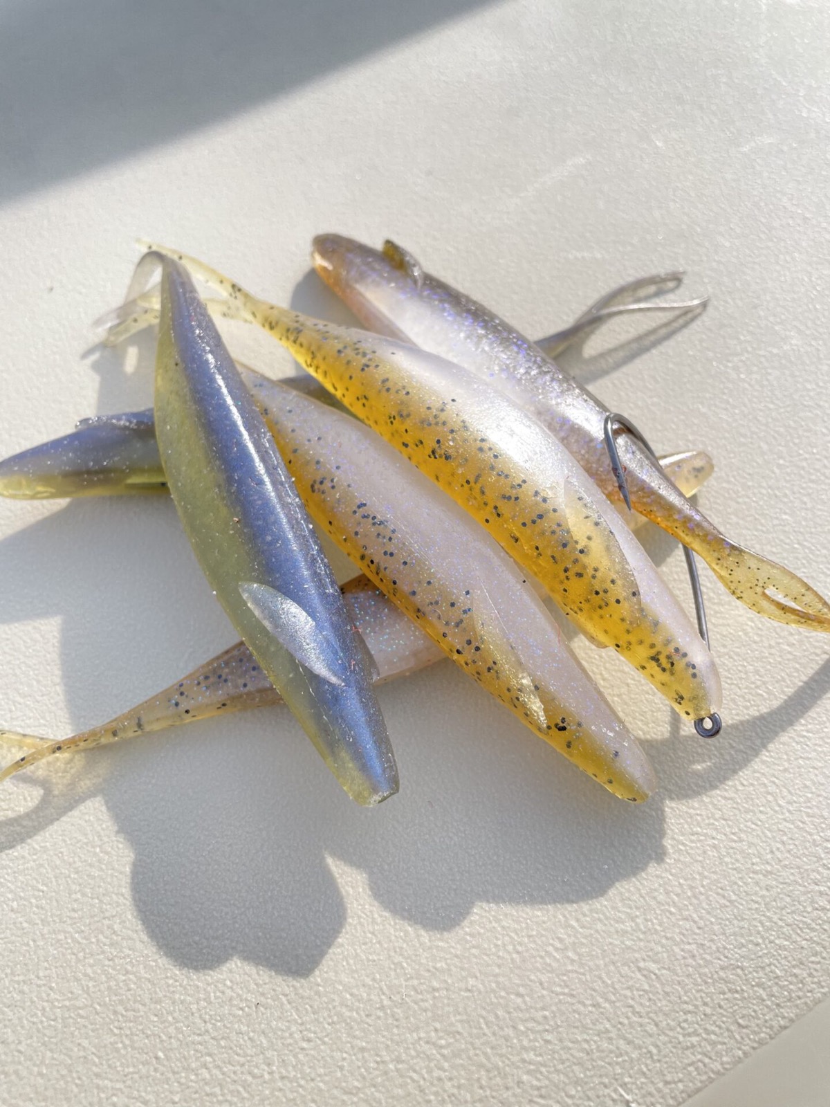 Sakamata Shad color selection for Lake Biwa